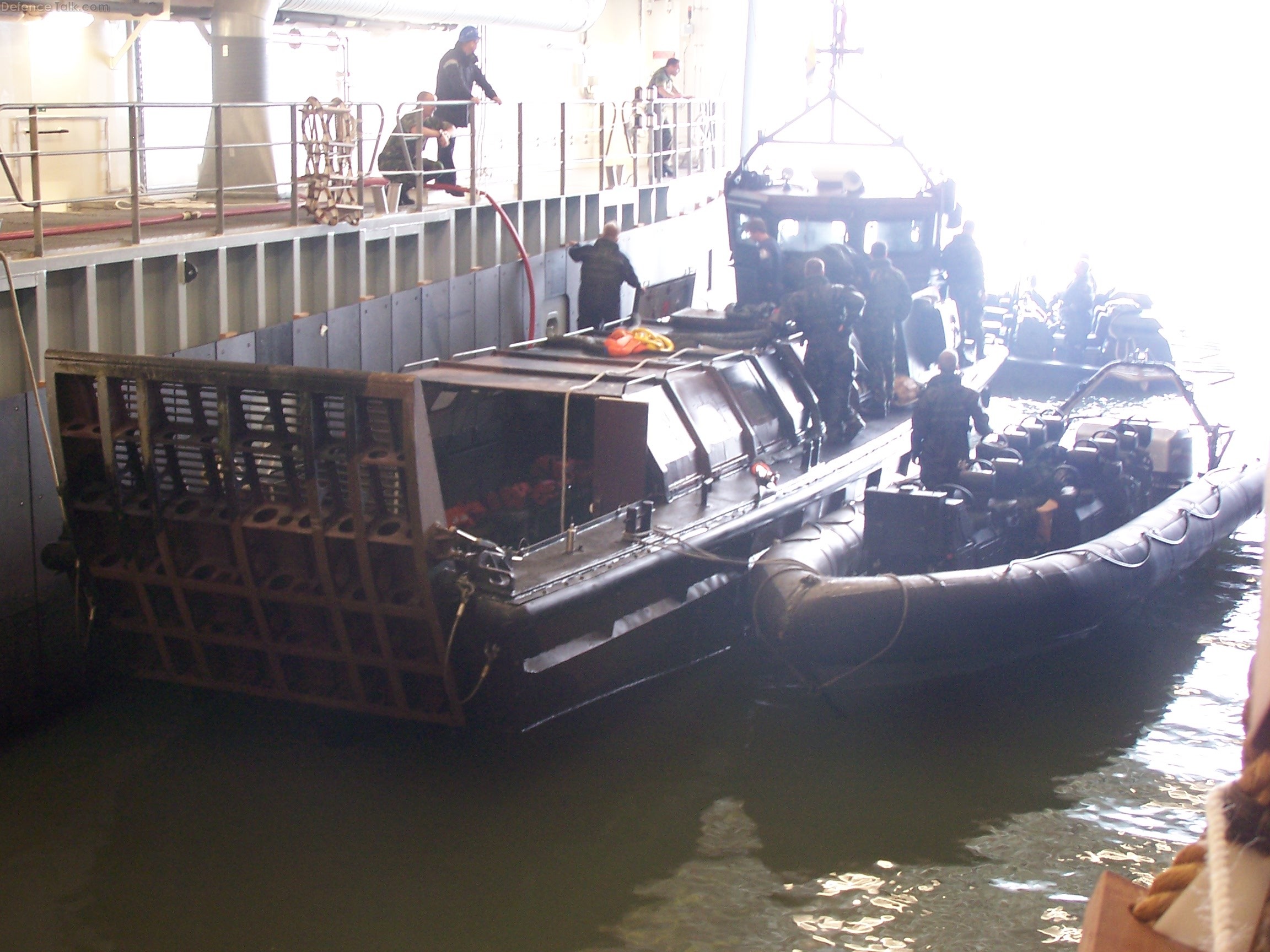 LCU + RHIB in Well Dock