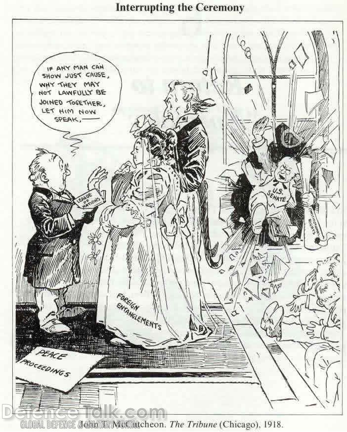 League of Nations Cartoon from the World War I