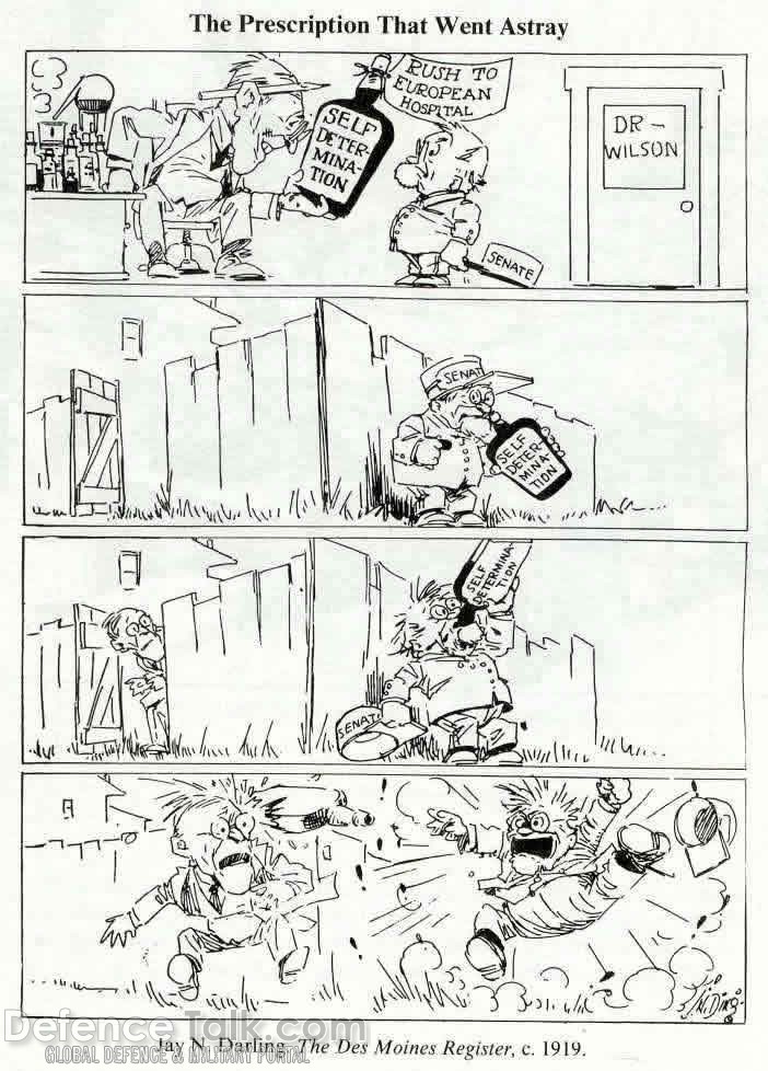 League of Nations Cartoon from the World War I