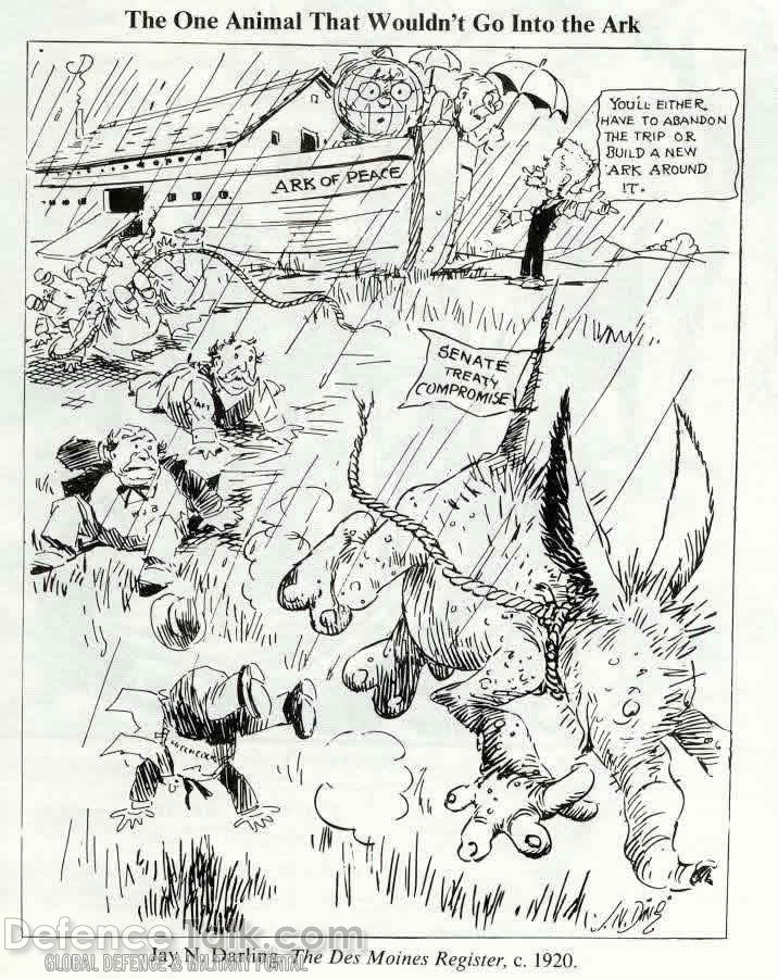 League of Nations Cartoon from the World War I