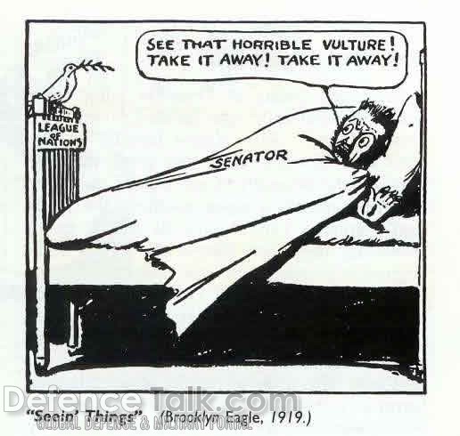 League of Nations Cartoon from the World War I