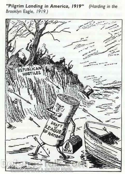 League of Nations Cartoon from the World War I