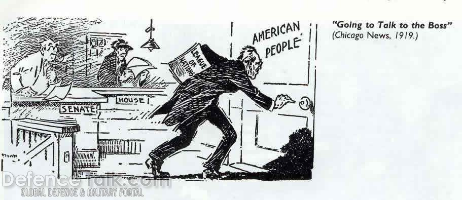 League of Nations Cartoon from the World War I