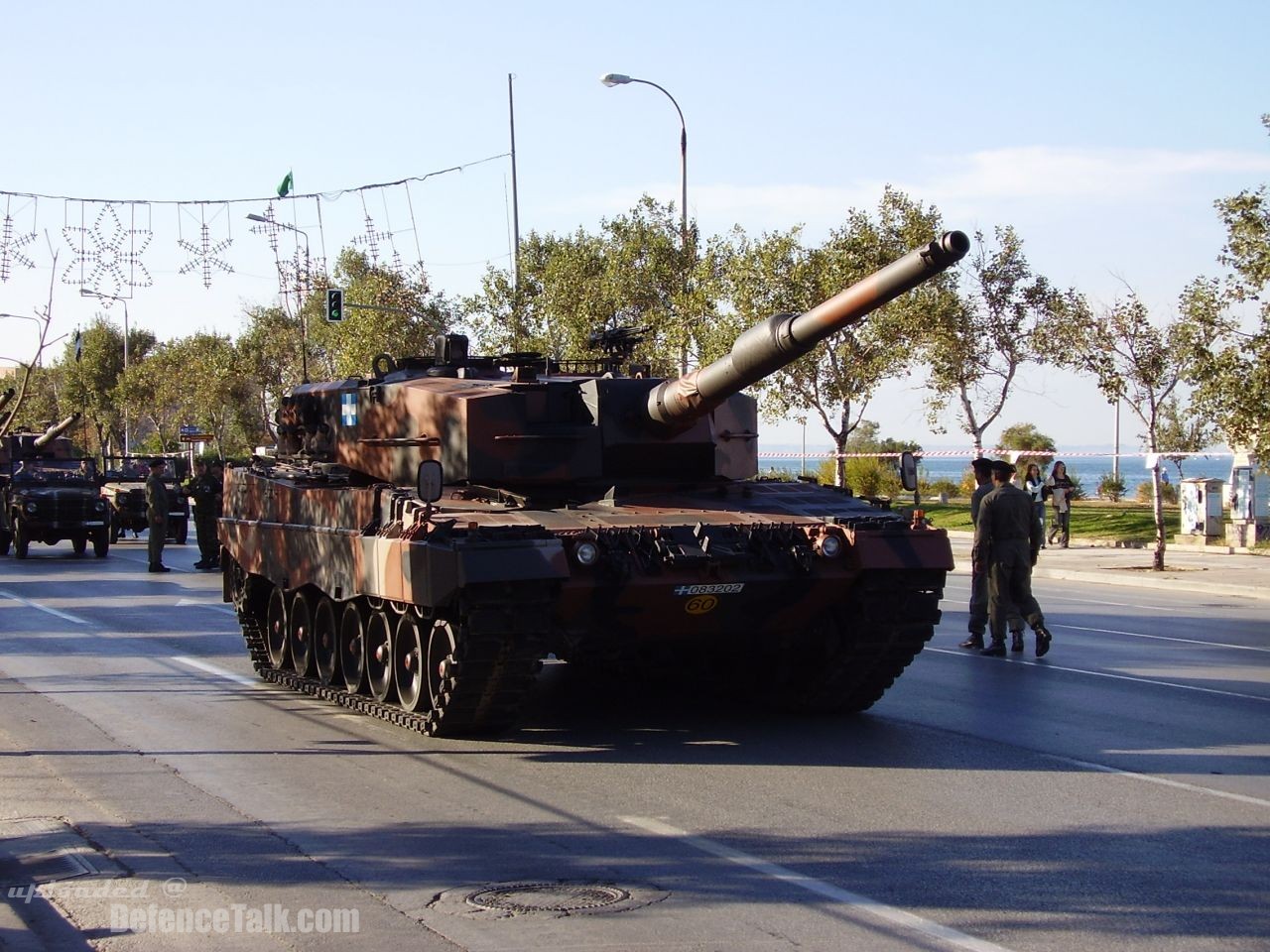 Leopard 2A4 in Parade in Thessaloniki Hellenic Army