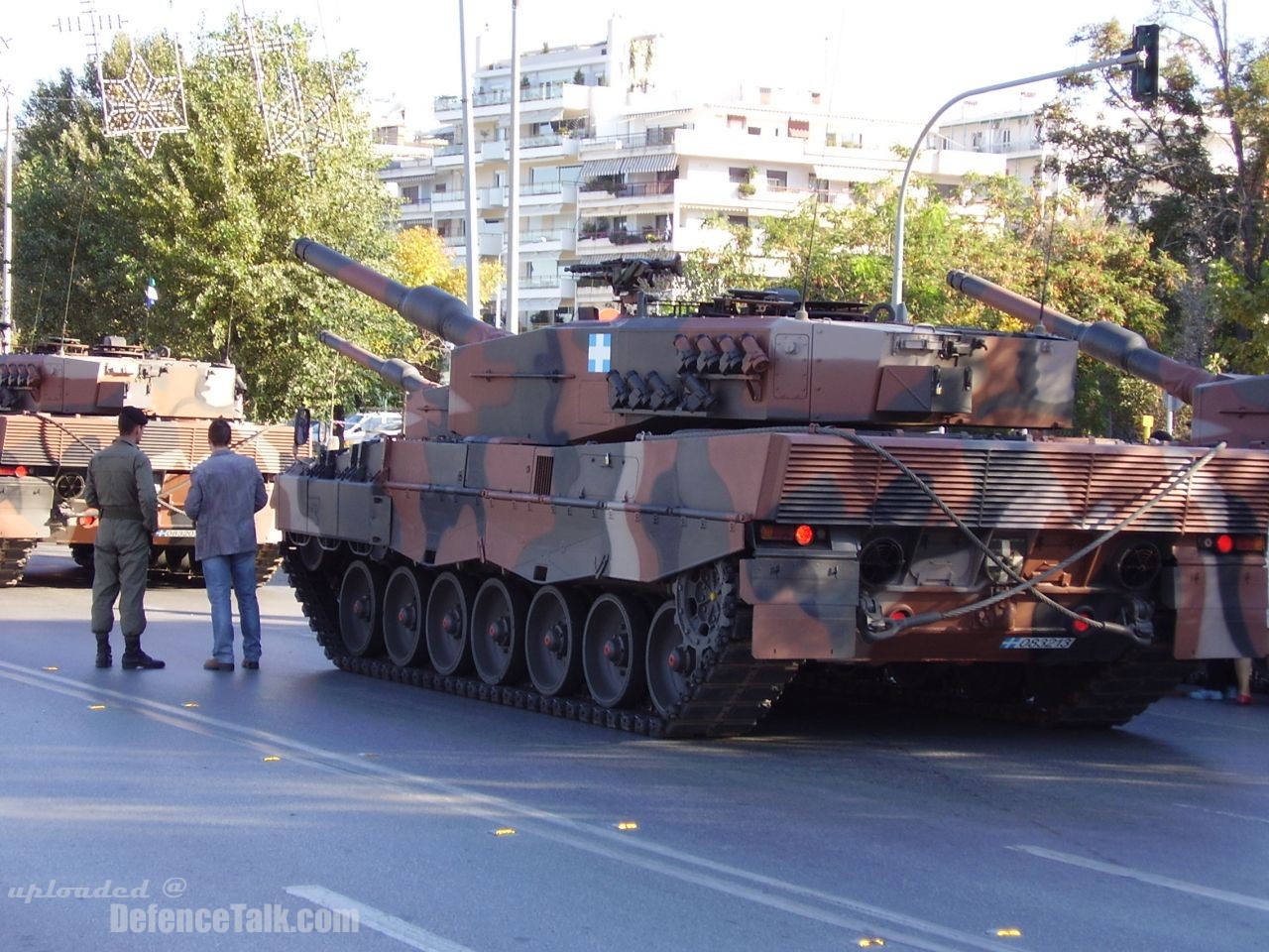 Leopard 2A4 in Parade in Thessaloniki Hellenic Army