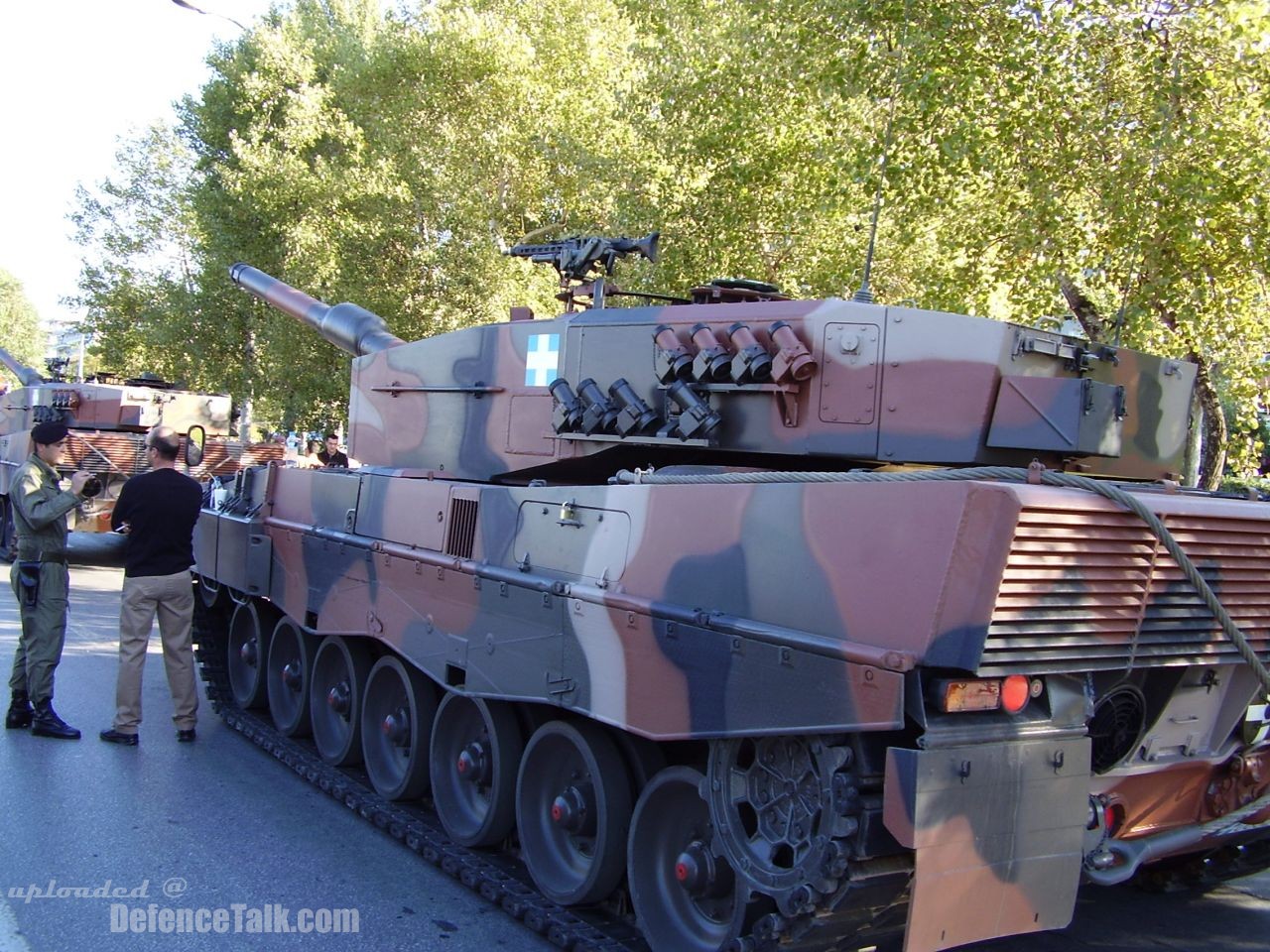 Leopard 2A4 in Parade in Thessaloniki Hellenic Army