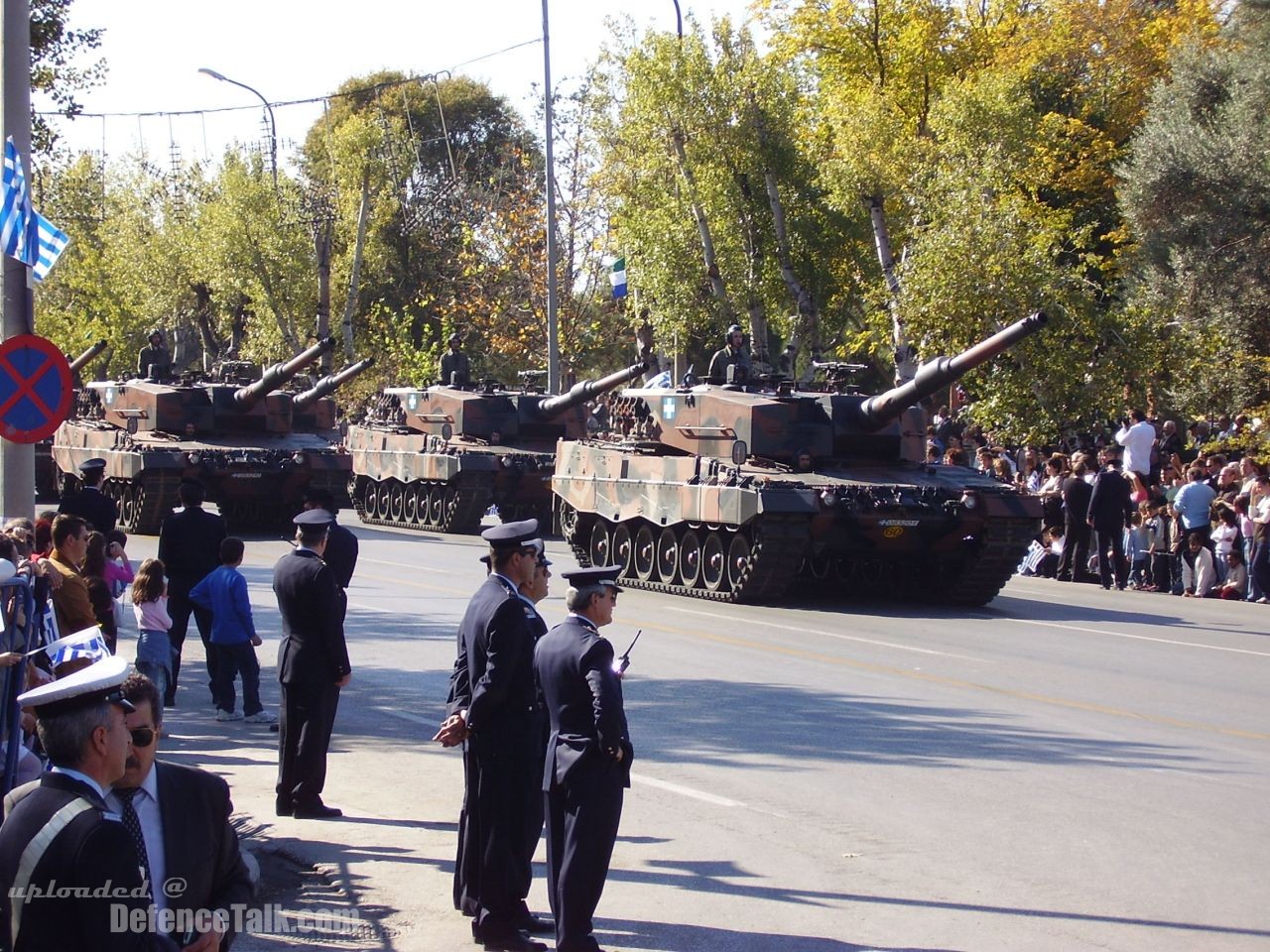 Leopard 2A4 in Parade in Thessaloniki Hellenic Army