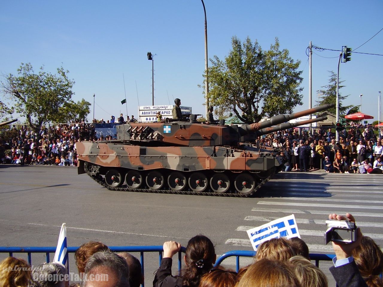 Leopard 2A4 in Parade in Thessaloniki Hellenic Army