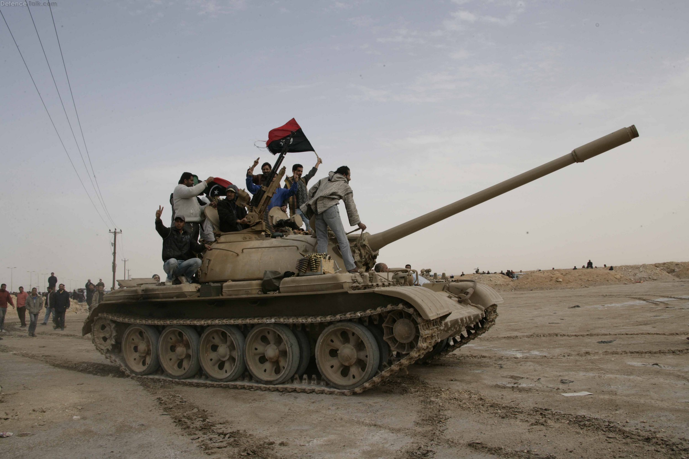 Libya army tank captured