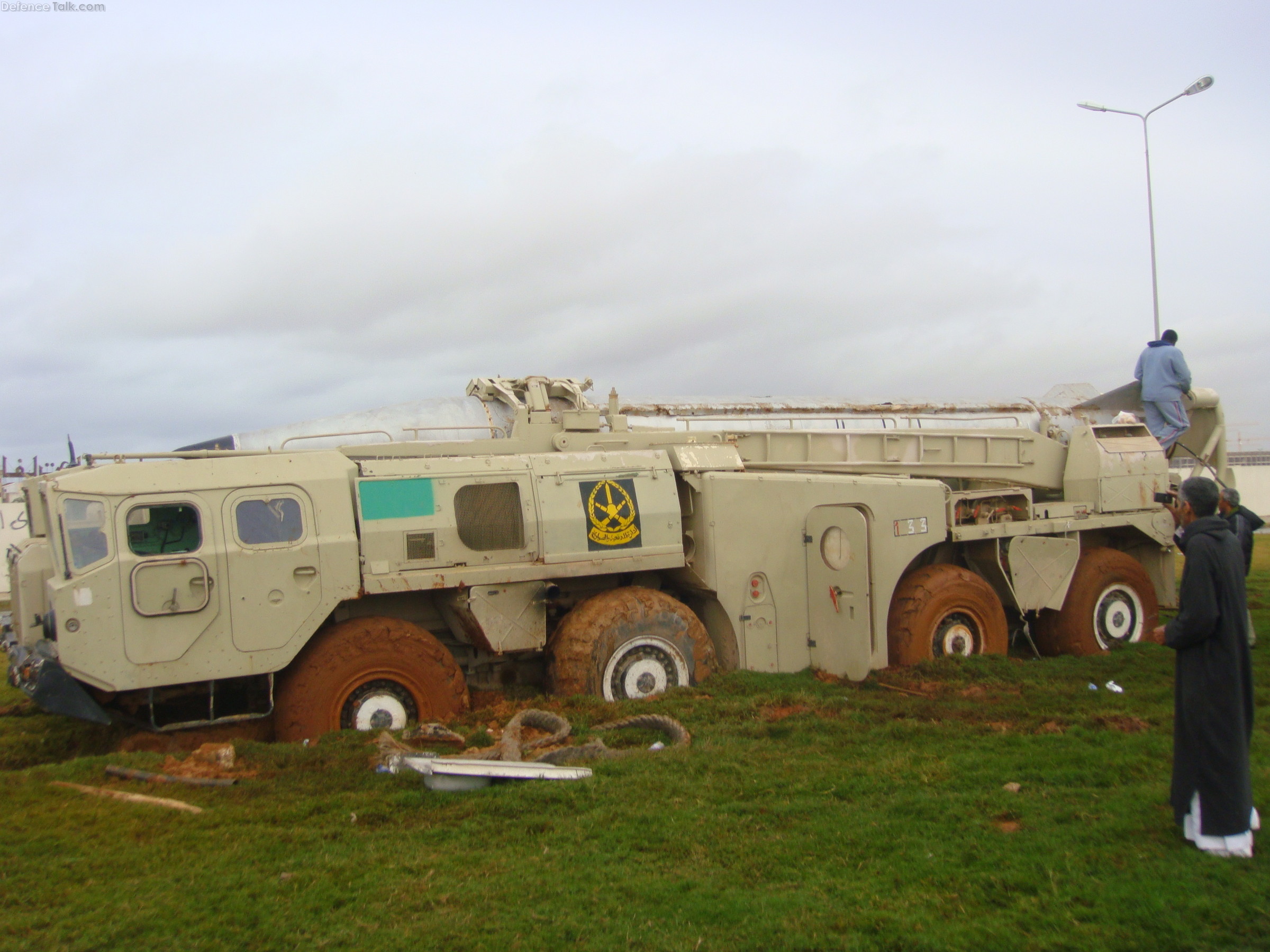 Libyan Army seized Scud-B MAZ-543