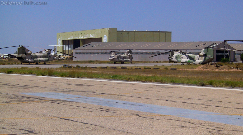 Libyan CH-47C Helicopter