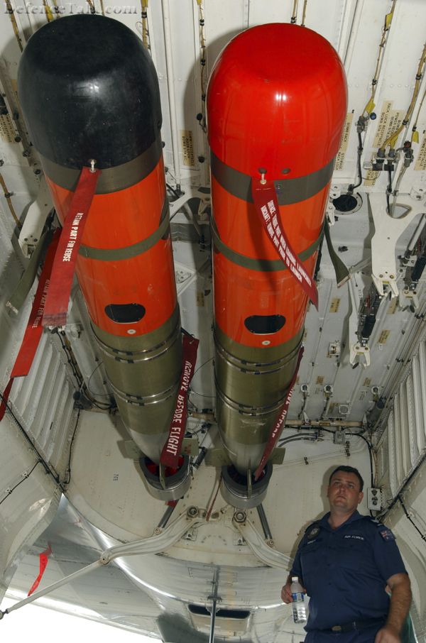 Live Torpedo's in the bomb bay of Australia's AP-3C Orion at Rimpac 2004