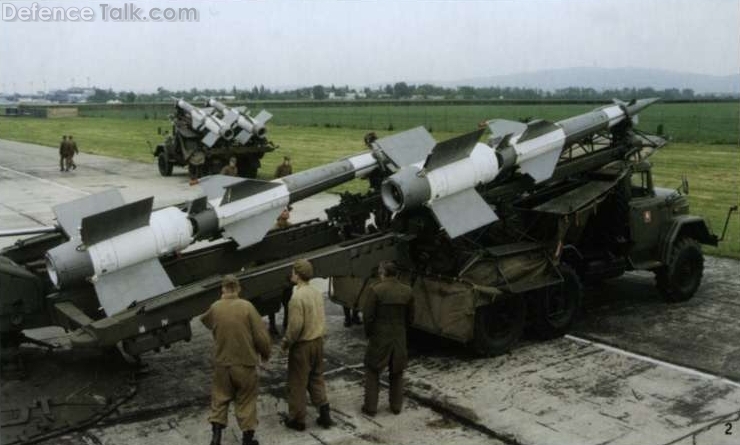 Loading 5V27 missiles