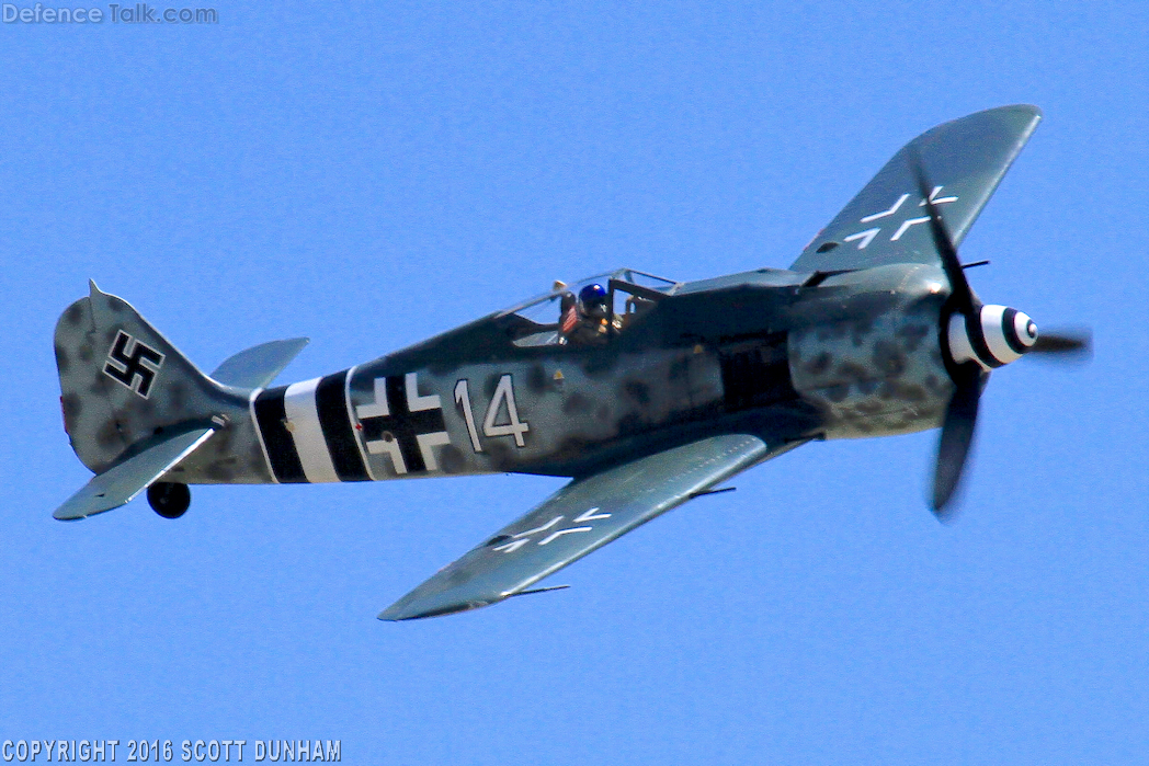 Luftwaffe FW 190 Wurger Fighter Aircraft