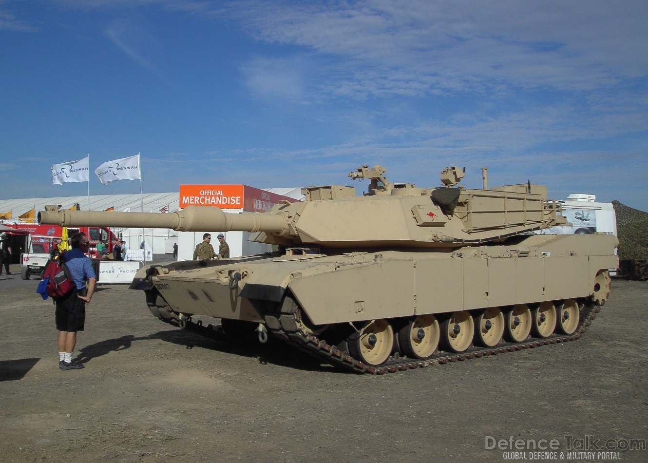 M1A1 Abrams MBT LanDef Exhibition at Avalon Air Show 2007
