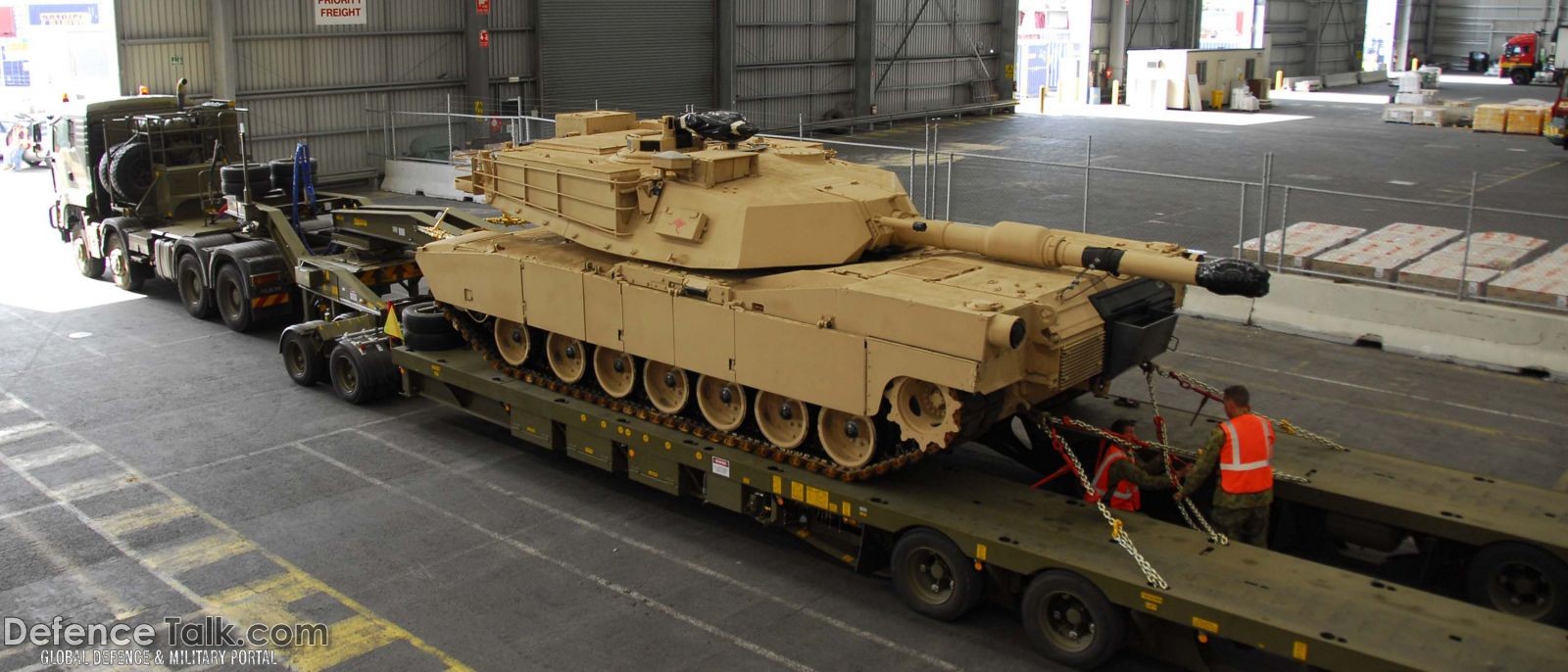 M1A1 Abrams Tank Arrival - Australian Army