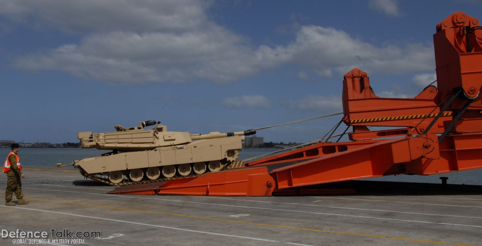 M1A1 Abrams Tank Arrival - Australian Army