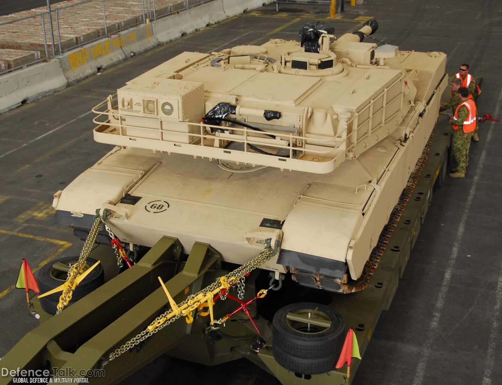 M1A1 Abrams Tank Arrival - Australian Army