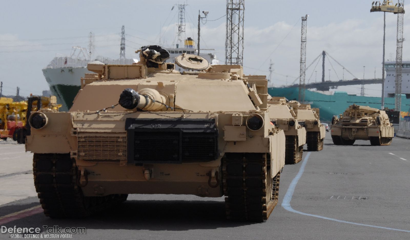 M1A1 Abrams Tank Arrival - Australian Army