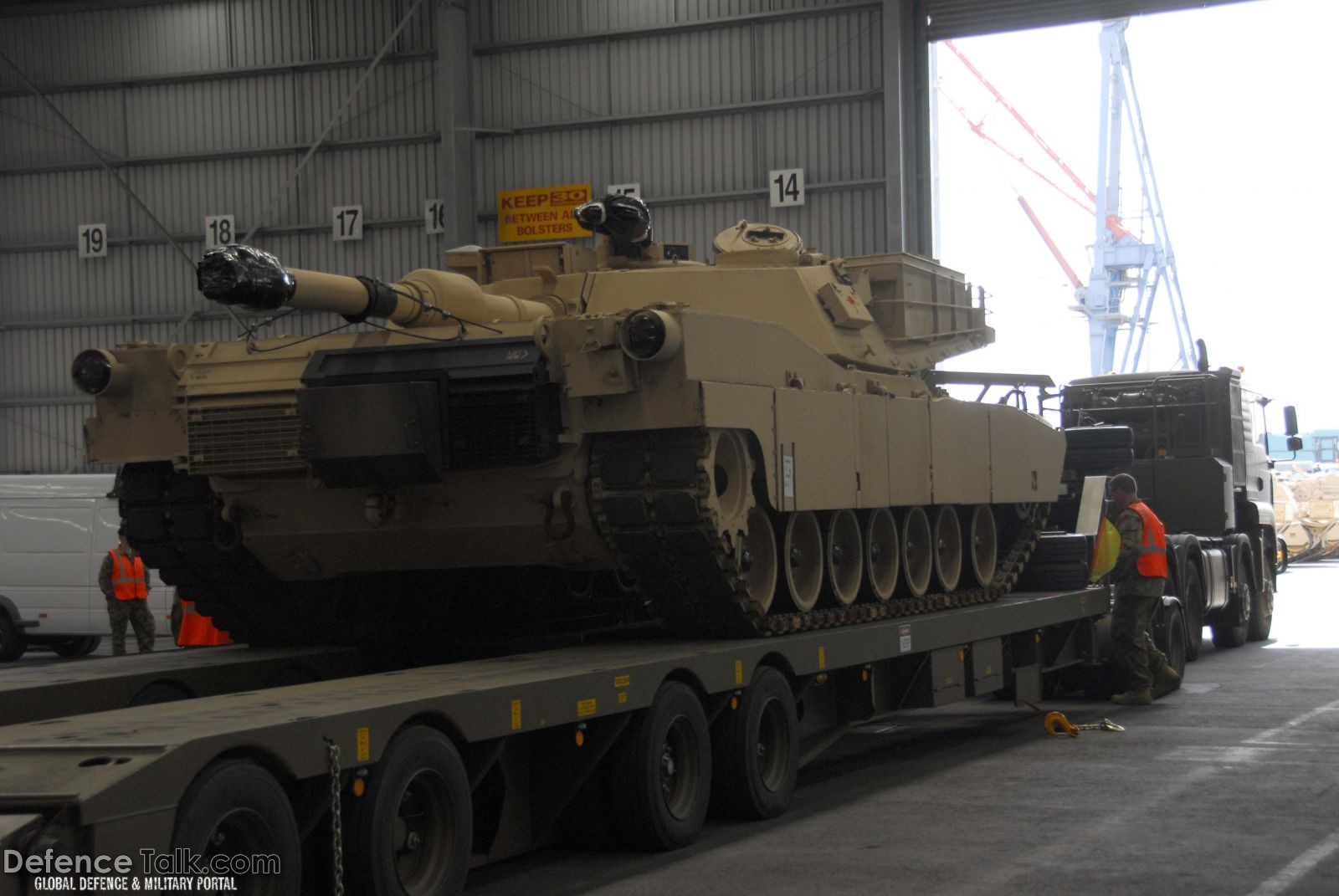 M1A1 Abrams Tank Arrival - Australian Army