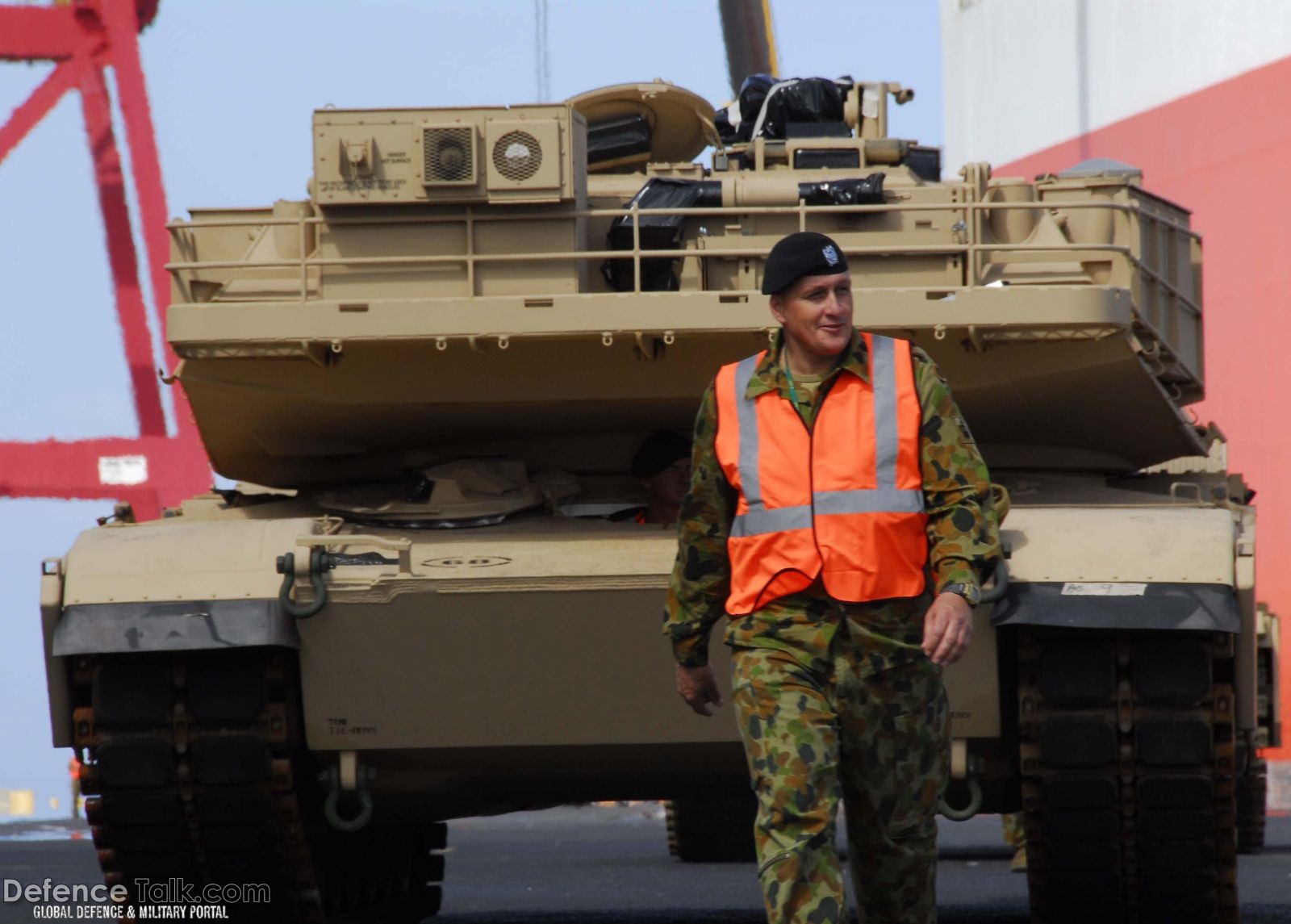 M1A1 Abrams Tank Arrival - Australian Army