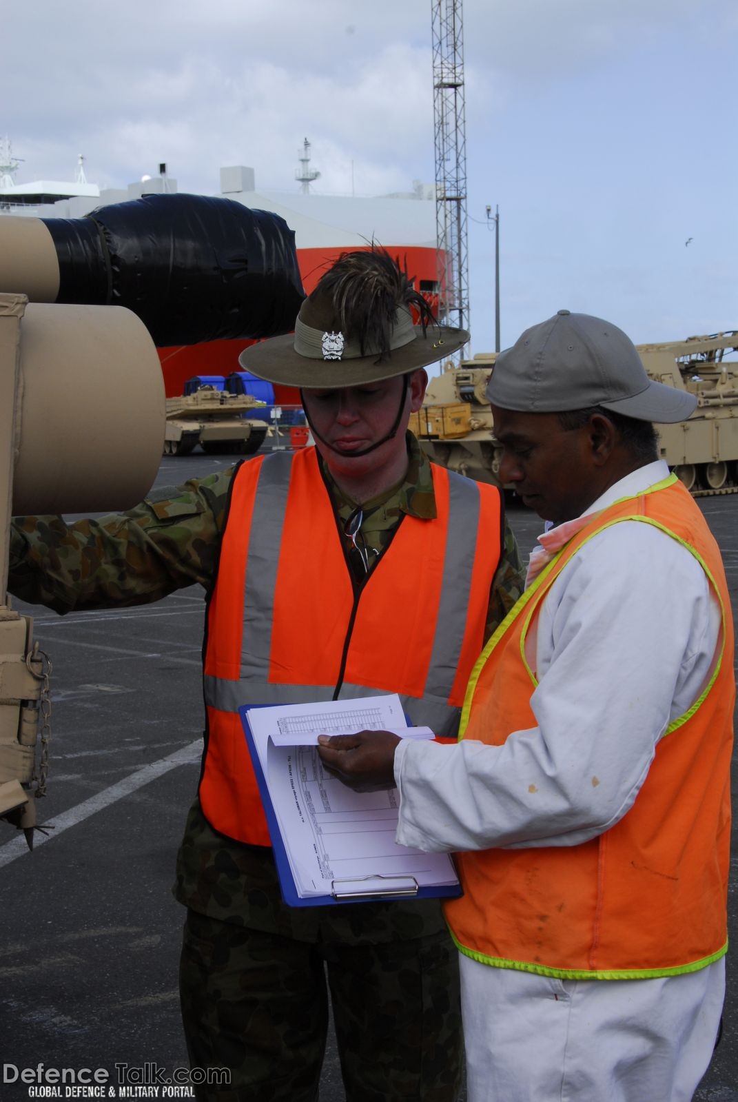 M1A1 Abrams Tank Arrival - Australian Army