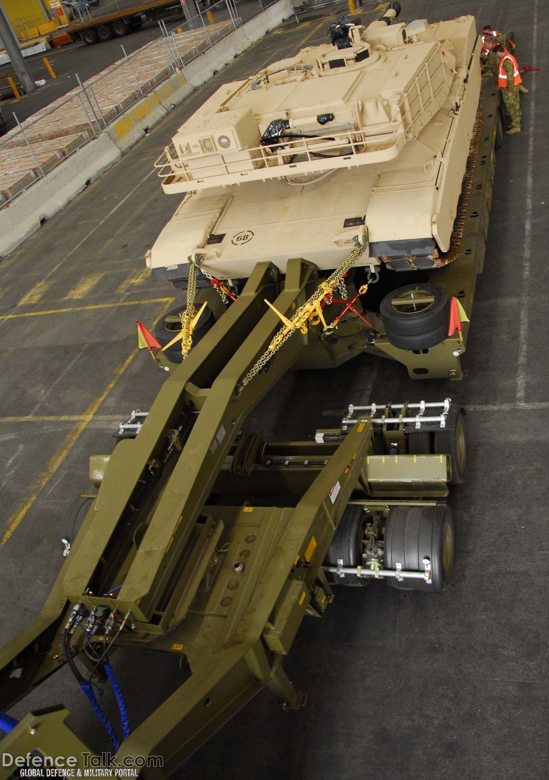 M1A1 Abrams Tank Arrival - Australian Army