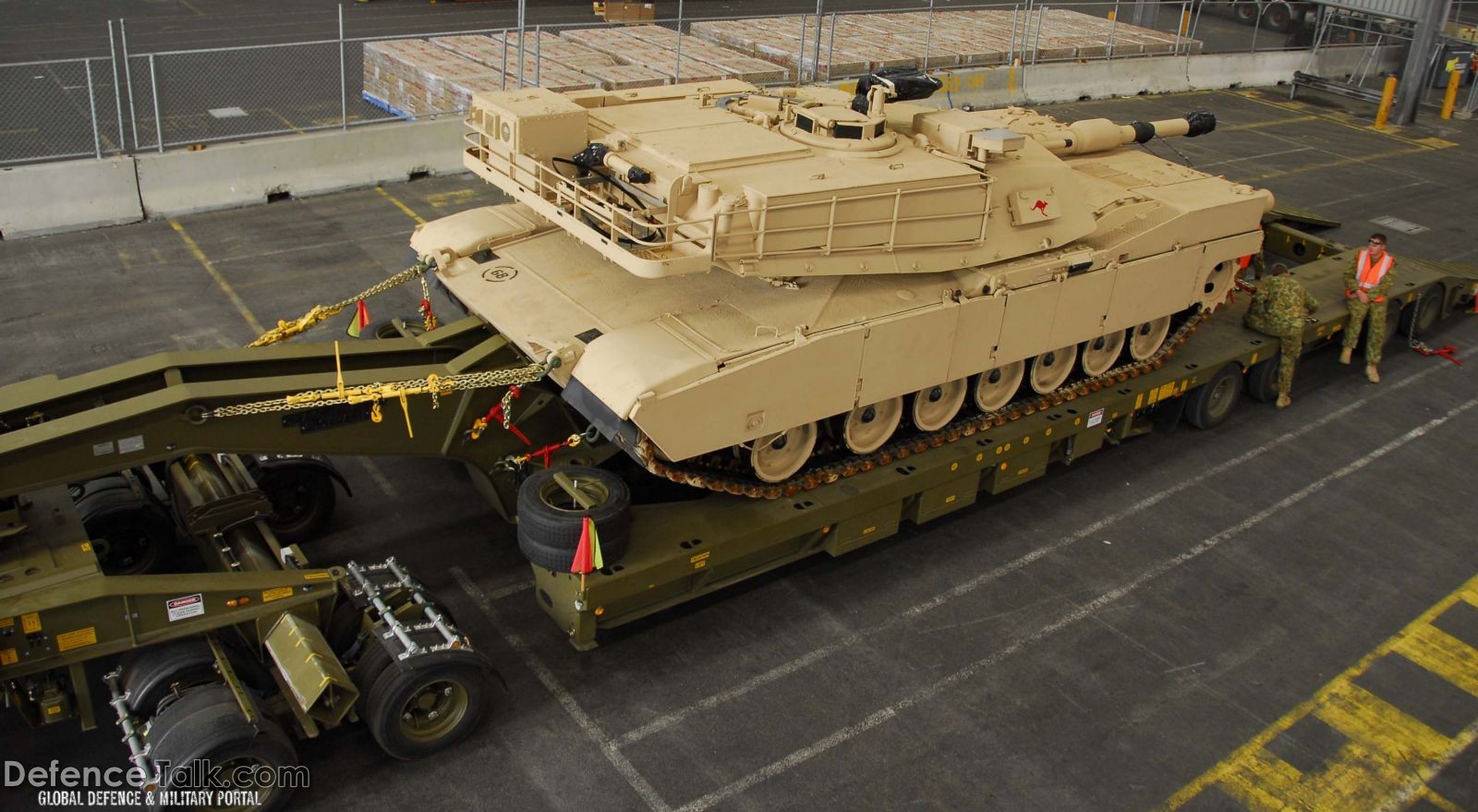 M1A1 Abrams Tank Arrival - Australian Army