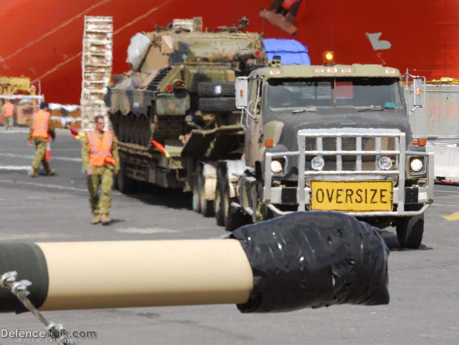 M1A1 Abrams Tank Arrival - Australian Army