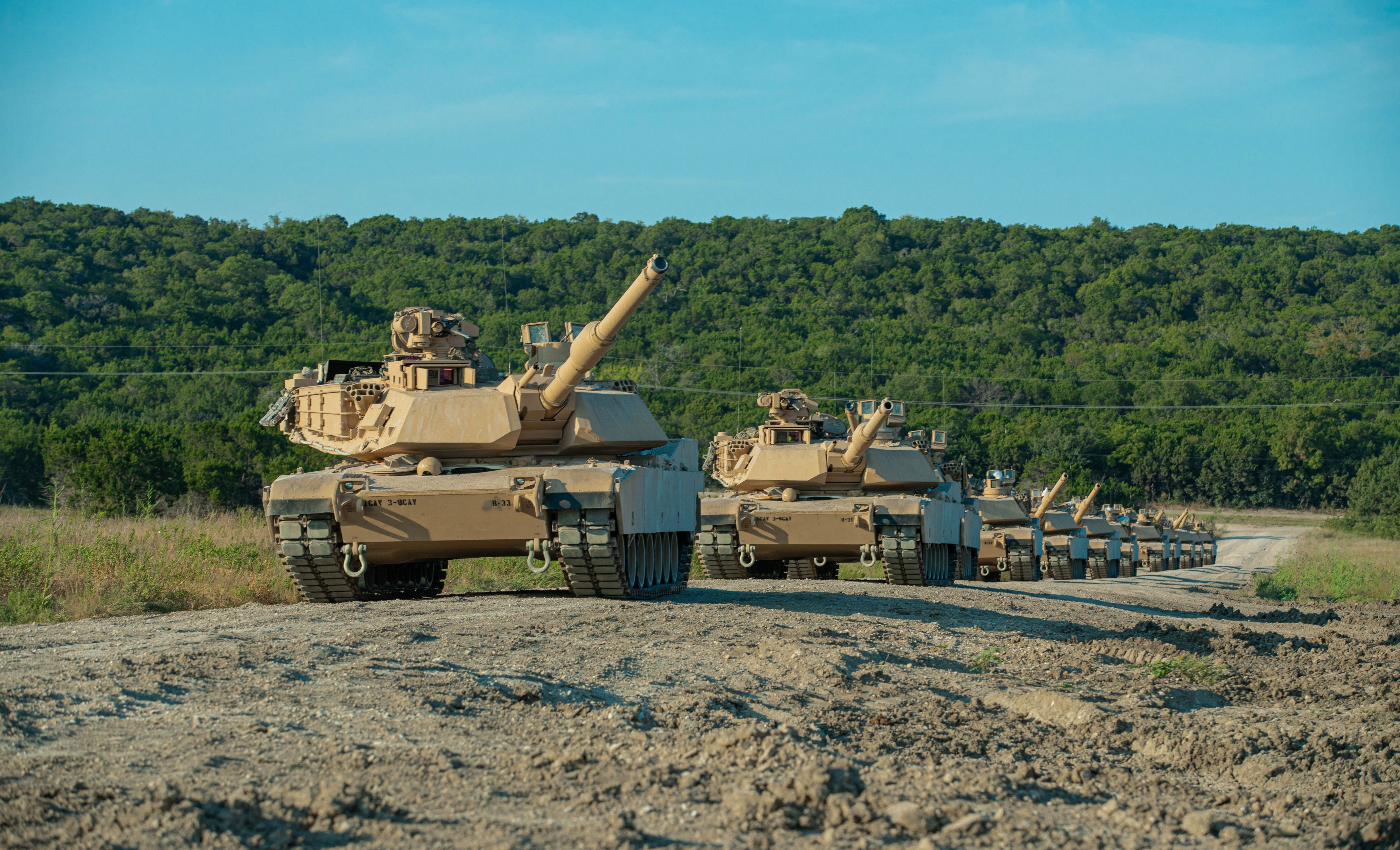 M1A2 Abrams SEPv3 main battle tanks