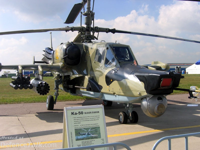MAKS 2005 Air Show - Ka-50 Black Shark Attack Helicopter
