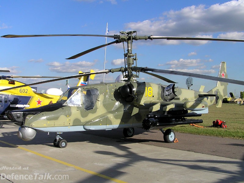 MAKS 2005 Air Show - Ka-50 Black Shark Attack Helicopter