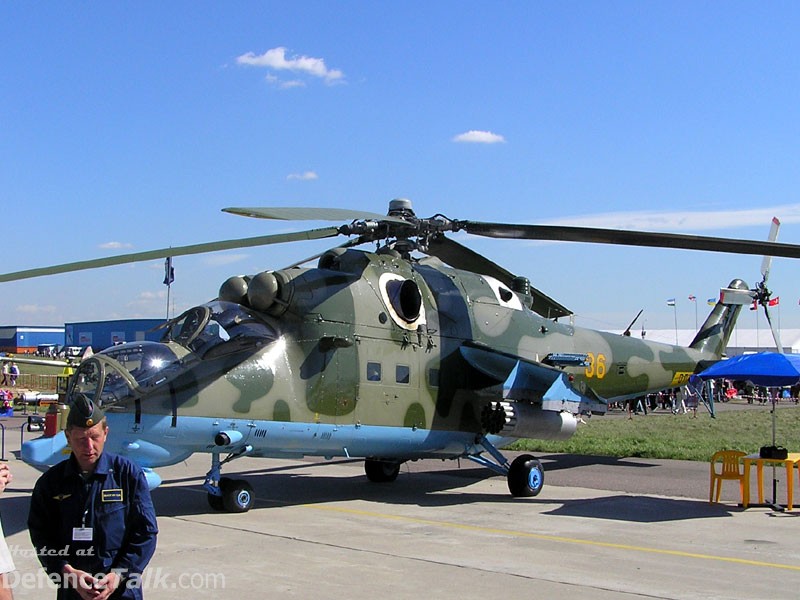 MAKS 2005 Air Show MI-24 Attack Helicopter