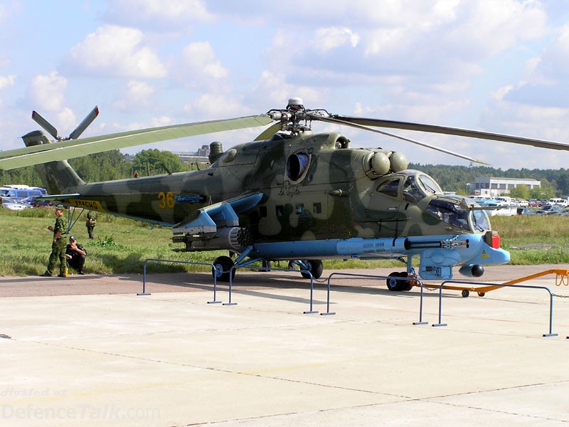 MAKS 2005 Air Show MI-24 Attack Helicopter