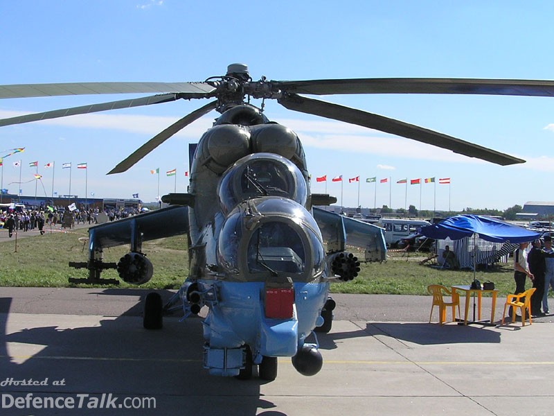 MAKS 2005 Air Show MI-24 Attack Helicopter