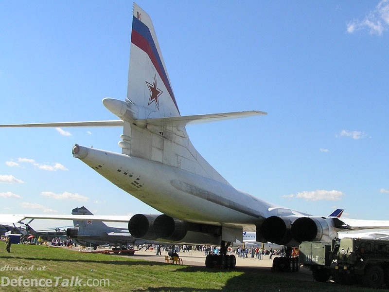 MAKS 2005 Air Show -  Tu 160 Strategic Bomber Russian AF