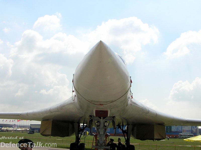MAKS 2005 Air Show -  Tu 160 Strategic Bomber Russian AF