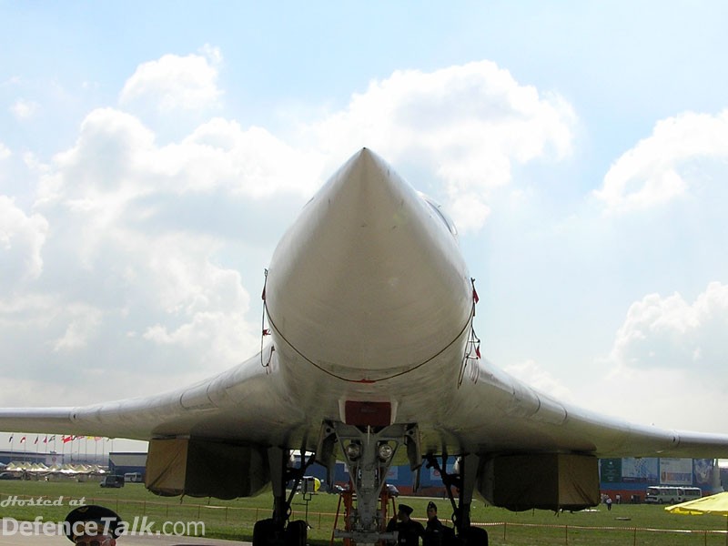 MAKS 2005 Air Show -  Tu 160 Strategic Bomber Russian AF