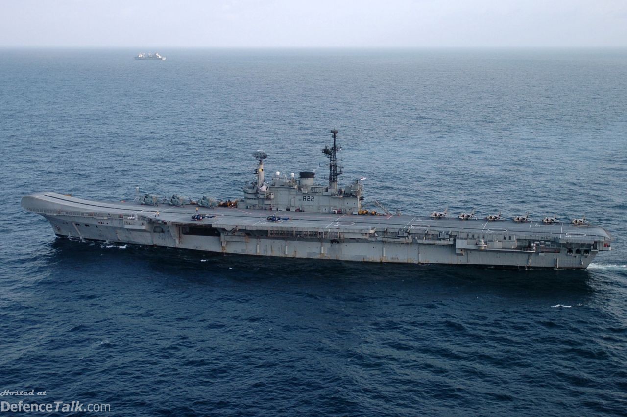 Malabar 2005 Naval Exercise - Indian aircraft carrier CVH Viraat