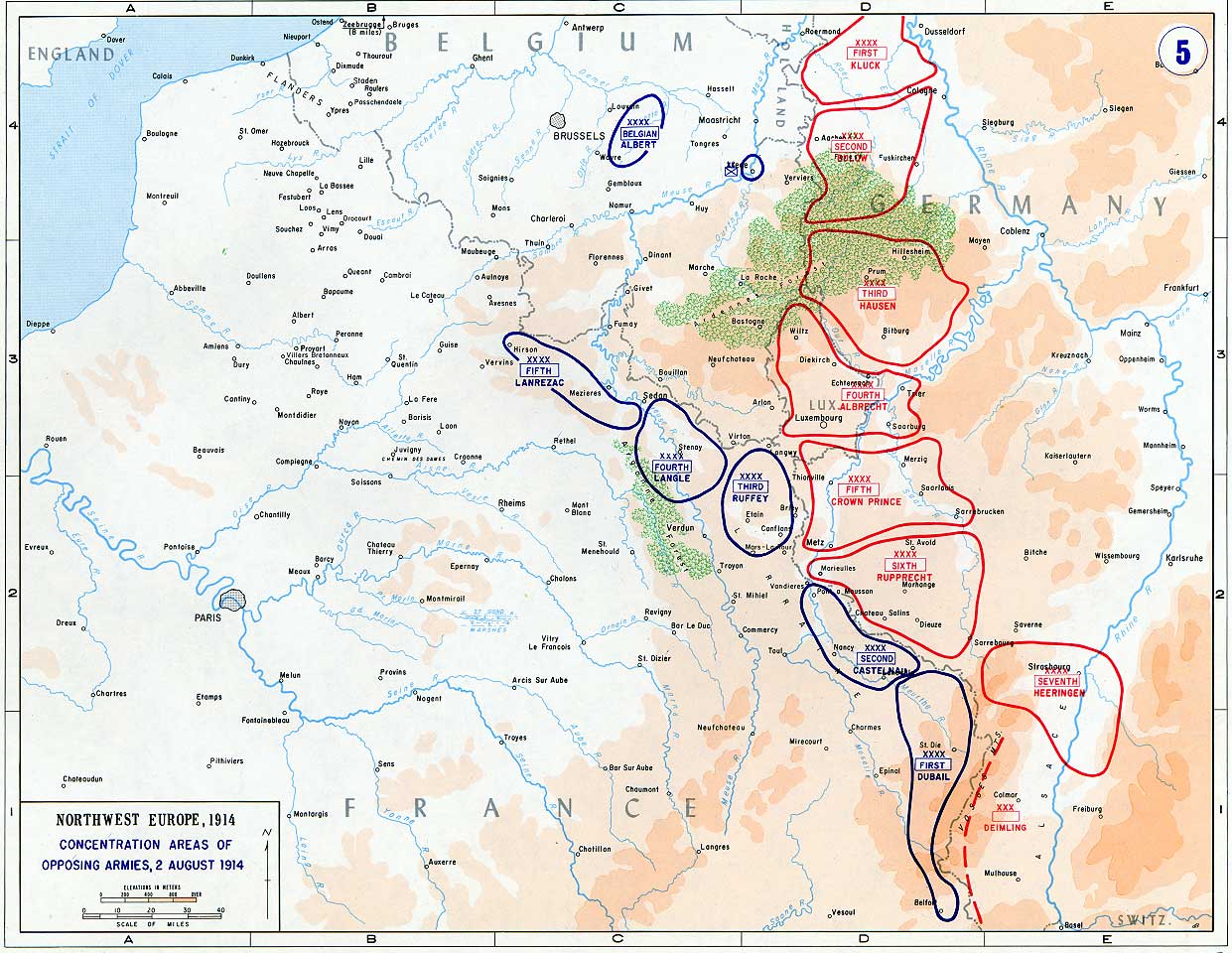 Maps - World War One