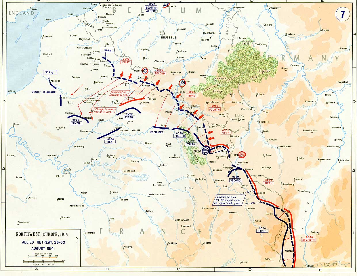 Maps - World War One