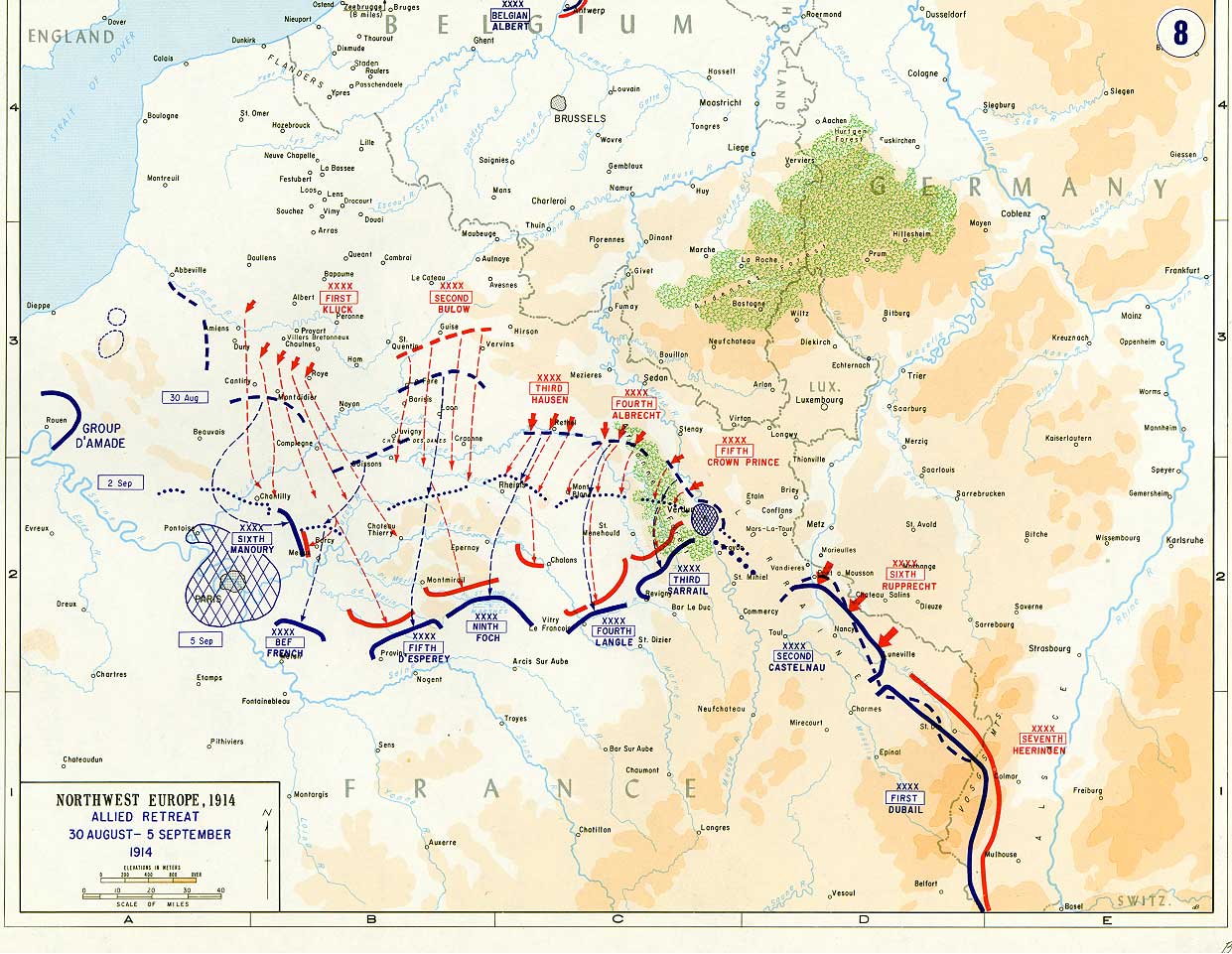 Maps - World War One