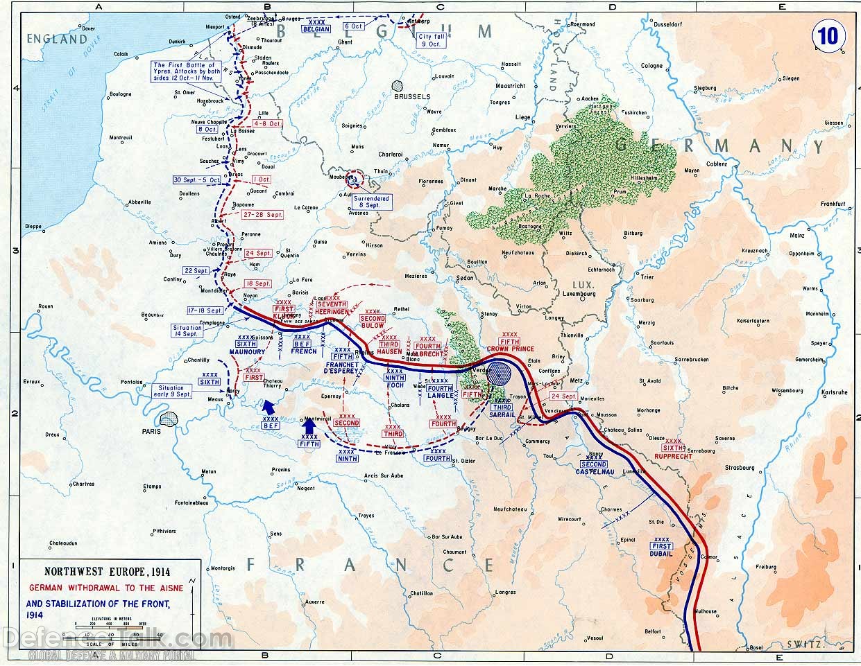 Maps - World War One