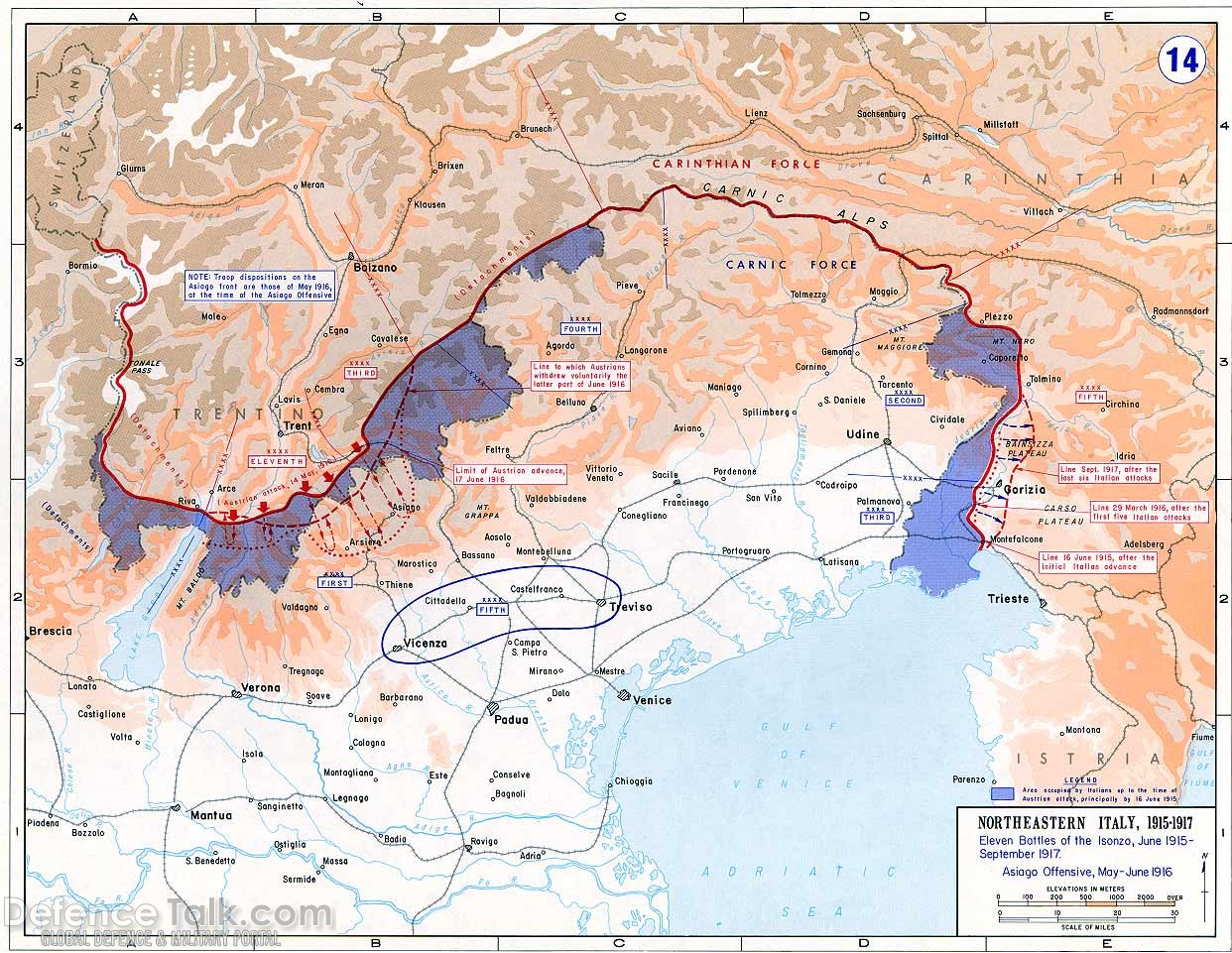 Maps - World War One