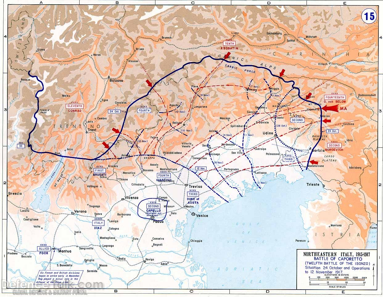 Maps - World War One