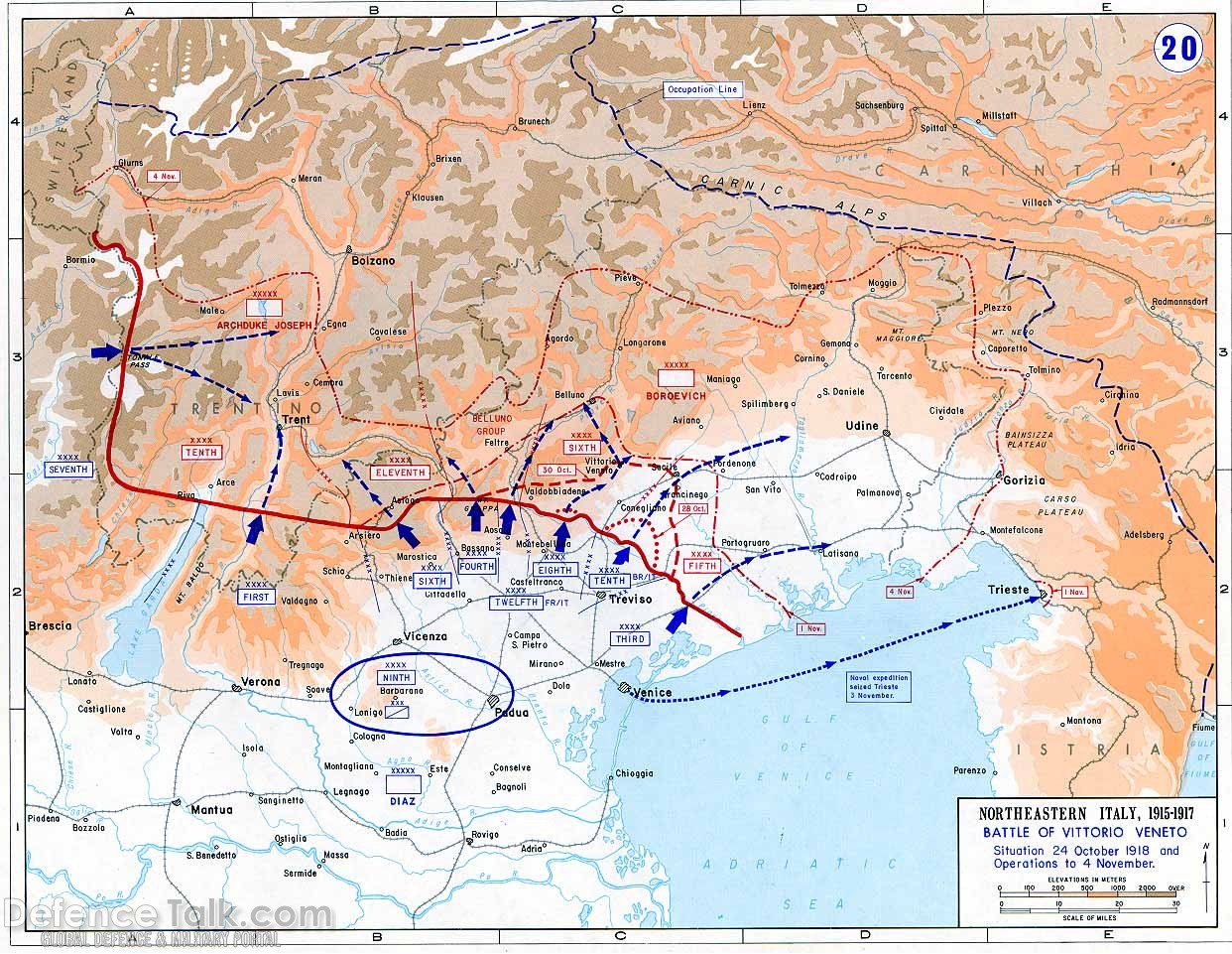 Maps - World War One