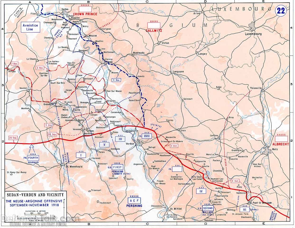 Maps - World War One