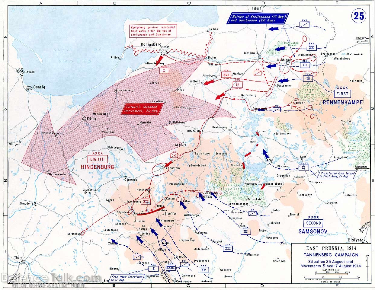 Maps - World War One