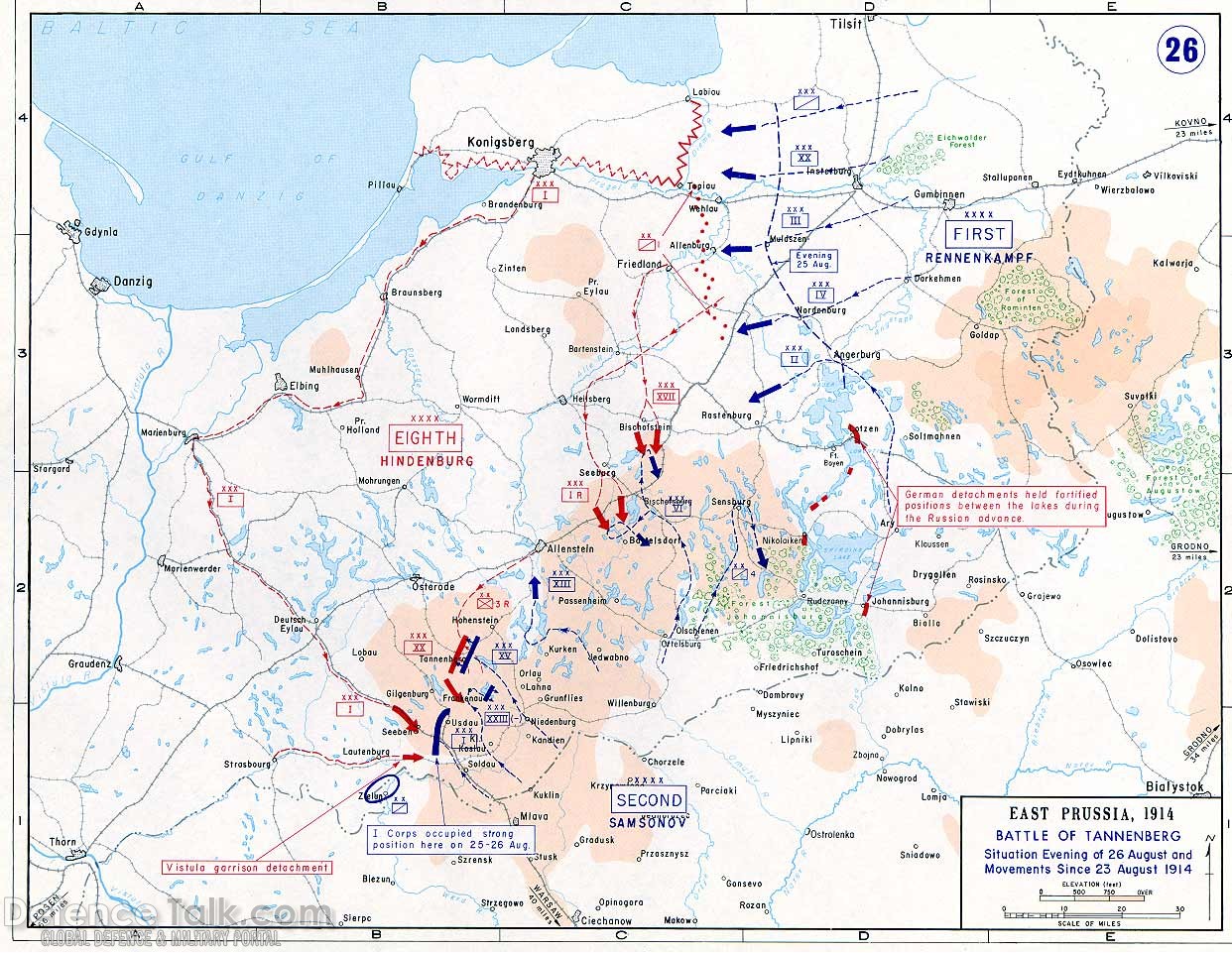 Maps - World War One