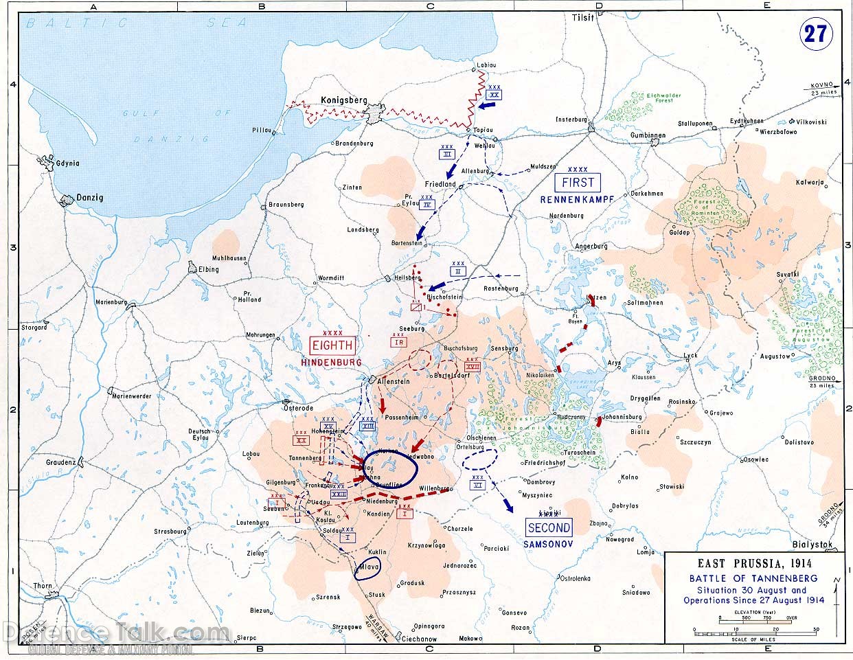 Maps - World War One